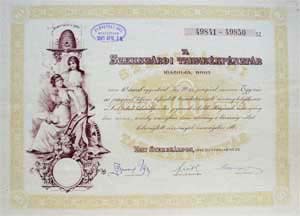Szekszárdi Takarékpénztár 10 x 10 pengő 1940