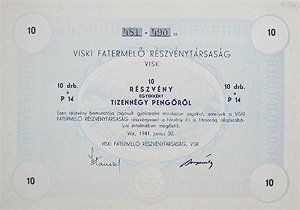 Viski Fatermel Rszvnytrsasg 10x14 peng 1941