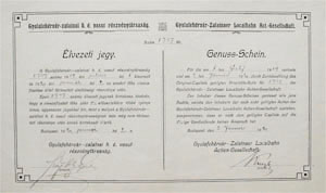 Gyulafehérvár-Zalatnai Helyi Érdekű Vasút Részvénytársaság élvezeti jegy 1920